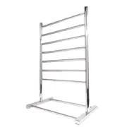 Hotwire 90W 900 x 600mm Stainless Steel 7 Bar Free Standing Heated Towel Rail