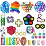 36 Pop Push It Bubble Sensory Fidget Kids Toy Special Needs Stress Relief Autism