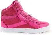 New Pastry Pop Tart Glitter High-Top Sneaker & Dance Shoe - FUCHSIA - Size 6.5