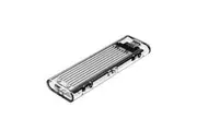 Orico Transparent M.2 NVME USB3.1 Gen.2 USB-C SSD Enclosure - Silver