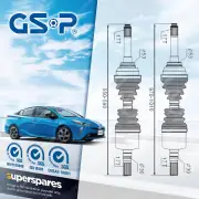 GSP Front LH+RH CV Joint Drive Shafts for Holden Jackaroo UBS17 Rodeo TFS 17 25