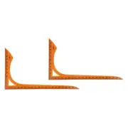 2 Pcs Cutting Ruler Patchwork Sewing Measuring Rulers Garment Sizing Clothing
