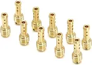 Pack of 10 Pcs M6 Thread 6mm Motorcycle Main Jet Kit Set for Dellorto Carburetor Injector Nozzle Size 66-155