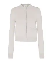 Fendi Long Sleeved Crewneck Cardigan IT40,IT44,IT42,IT46 light gray
