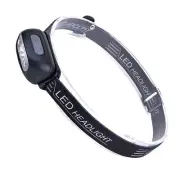 LED Headlamp USB Rechargeable Flashlight Waterproof Head Lamp Torch White Light