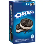 Oreo Ice Cream Cookie Sandwich Cookie Sandwich 4 pack