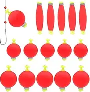 Fishing Bobber Slip Bobbers for Fishing Foam Snap Weighted Floats Set Bobbers Fishing Tackle Accessories Fishing Supplies