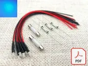 Onkyo TX-2000 Receiver LED lamps bulb lights upgrade kit BLUE INSTRUCTIONS