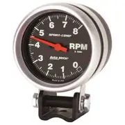 Autometer Sport-Comp Tachometer Pedestal Mount - 8,000 RPM, 2 5/8 Inch, AU3708