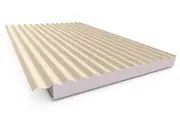 Stratco Cooldek Corrugated Right Laying 75mm Thick 65mm Cutback Smooth Cream