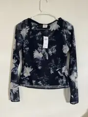 Women’s Small Abercrombie & Fitch Tops Textured Wide Strap Mesh Tank Set Floral
