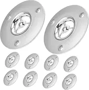 LIFKOME 10pcs Round Tweeter Grill Cover 73mm Car Audio Speaker Panel Protective Shield Audio Tweeter Shield for Sound System Maintenance