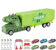 Toy Trucks for Childrens, Foldable Car Play Set, Colorful Race Track, Early Education Vehicles, Fun Playset for Home, Kindergarten, Developmental Learning Toys for Kids