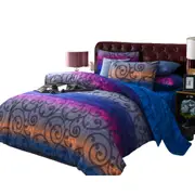 Blue Ultra Soft Duvet Doona Cover Set Vary Size