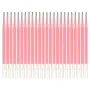 24 Pcs 0.8mm Medium Point Pastel Coloring Pen Ink Gel Pen Refills, Dark Pink
