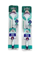 2 PACK Of Guru Nanda Basics Dual Action Tongue Cleaner Color To Choose