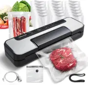 Vacuum Sealer Machine, 80Kpa Food Vacuum Sealer Machine with Double Pump,...