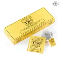 在飛比找momo購物網優惠-【TWG Tea】手工純棉茶包 獅城早餐茶 15包/盒(Si