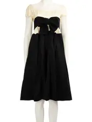 Moschino Cheap & Chic Bow Accent Dress