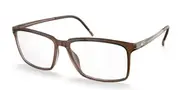 Silhouette Eos View 2928 6030 Men's Glasses Brown Size 54 - Private Health Rebate - Blue Light Block Available