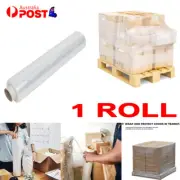 Clear Stretch Film Pallet Carton Shrink Wrap Hand Use Roll 500mm x 220M 20UM AU