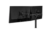 Atdec Desk Mount for Monitor, Mini PC - Black - 2 Display(s) Supported - 16 kg Load Capacity - 100 x 100