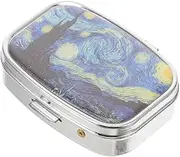 Beavorty Portable Pill Organizer Small Travel Case for Medication Storage Lightweight Design with Individual Compartments for Easy Sorting for Daily Use and Outdoor