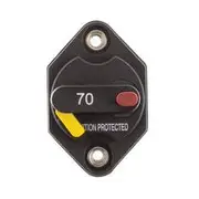 Jaylec 70A Type 3 Circuit Breaker Manual Reset Panel Mount - CB5570B