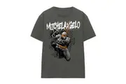Teenage Mutant Ninja Turtles Unisex Adult Michelangelo T-Shirt (Charcoal) - UTTV16880