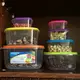 雜糧收納盒 彩虹保鮮盒7件套食物密封罐帶蓋 微波爐加熱保鮮碗雜糧零售收納盒 【CM3918】