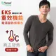 【DR.WOW】EKS重效機能吸濕發熱保暖衣-男V領PL6896 (6.4折)