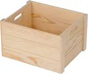 Kohnan Original Wood Box Outer Dimensions: Approx. W16.1 x D12.2 x H8.7 inches (410 x 310 x 220 mm), Large Size WBS01-0081