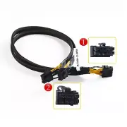 10Pin to Dual 8pin(6+2) Male For HP DL360 G8 Gen8 GPU Power Graphics Card Cable