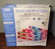 Feit Electric 16 ft Color Changing Plug-In LED Smart Wi-Fi Light Strip