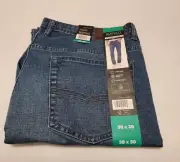 Buffalo David Bitton Men's 5 Pocket Denim Straight Stretch Jean Blue 38×30 NWT