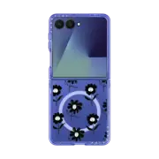 Galaxy Z Flip7 Impact Magnetic Case Monochrome Bloom