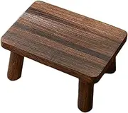 Wooden Step Stool for Small Rectangle Design and Practical Home Use for Bedroom and Shoe Changing Smooth Surface Fine Workmanship