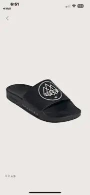 Adidas Spezial Slides Black Size 13 Brand New Never Worn