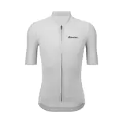 Santini Sensation Jersey - Silver Size 2XL