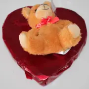 Russell Stover Happy Valentine's Day - Choclate Heart 4.03 oz with Plush BEAR