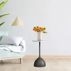 Small Round Side Table Coffee Table Plant Stand Cute Modern Bedside Table Tea