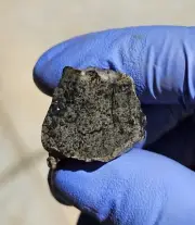 Meteorite**Amgala 001, Martian Shergottite(olivine-phyric)**16.454 gram, Best!!!