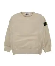 Stone Island Junior Logo Patch Crewneck Sweatshirt 8Y,12,6,14Y,10Y sand-colored