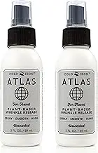 Cold Iron Wrinkle Release Spray Unscented 3-Ounce Travel 2-Pack