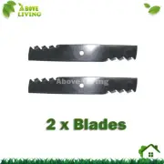 2X Predator Toothed Blade For 32" Kees 483011 483046 Jacobsen 03239 32061 39066