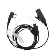PTT Mic Surveillance Earpiece Headset for TK-2160 TK-2170 UV5R BF-888 Radio