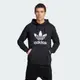 【ADIDAS】TREFOIL HOODY 連帽上衣 帽T 男 黑色-IM4489