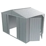 Build-a-Shed 3.0 x 2.3 x 2.3m Gable Double Hinged Side Door Shed - Zinc