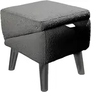Foldable Dog Steps for Bed, Pet Ramp, Non-slip Pet Stairs for Small Dogs and Cats, Dog Ramp for Bedside Couch Sofa, Grey