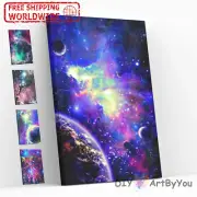 Paint By Numbers Kit Starry Sky Abstract Decor Acrylic Oil Kids Home Painting